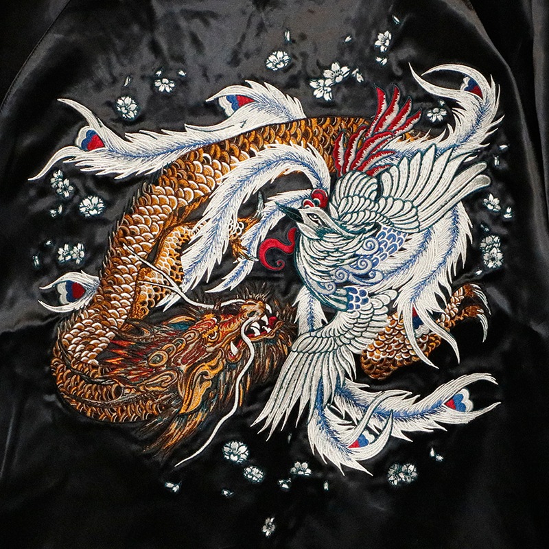 クローズ×WORST 坊屋春道 木津京介 モデル 鳳凰 × 龍 柄 刺繍