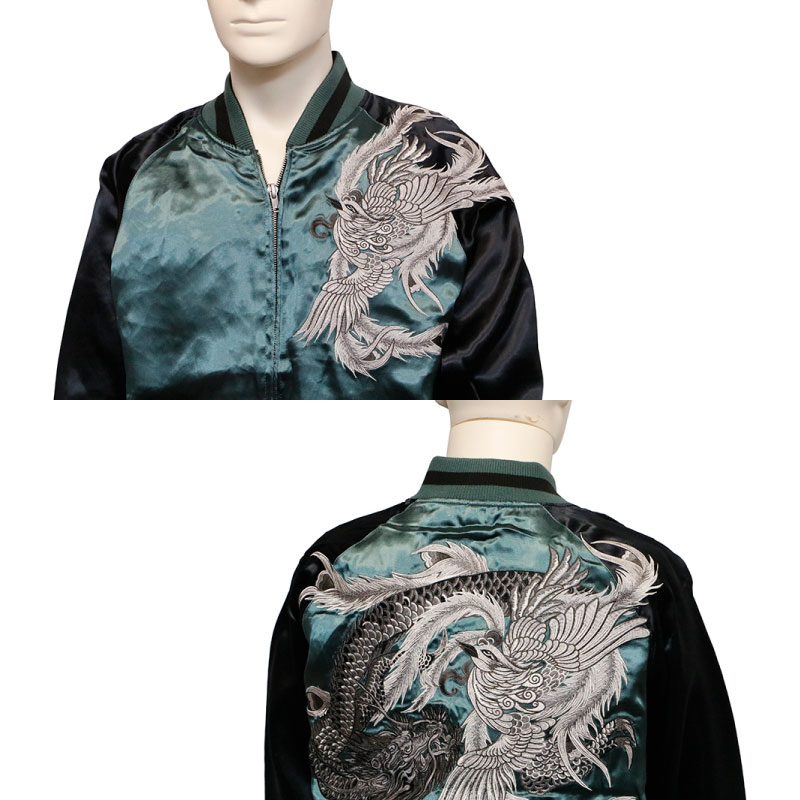 クローズ×WORST 坊屋春道 木津京介 モデル 鳳凰 × 龍 柄 刺繍