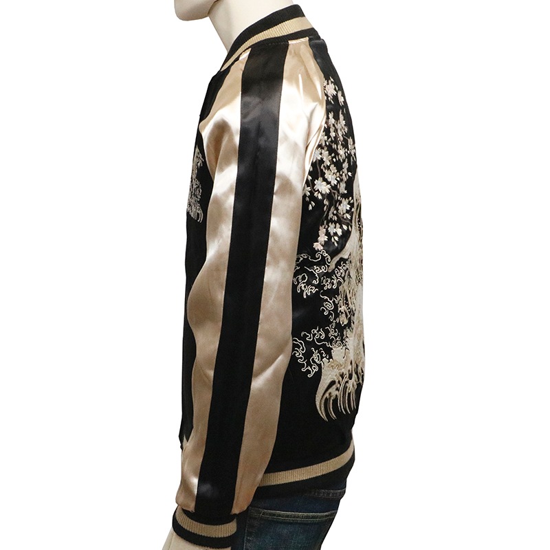 【おすすめ】Acoustic・リバーシブル スカジャン おすすめ】Acoustic・リバーシブル スカジャン