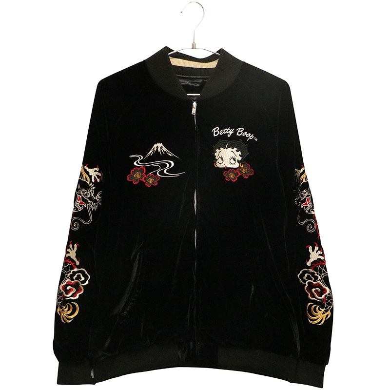 NEVERMIND × BETTY BOOP イーグル × ベティ ＆ バイク × ベティ 刺繍