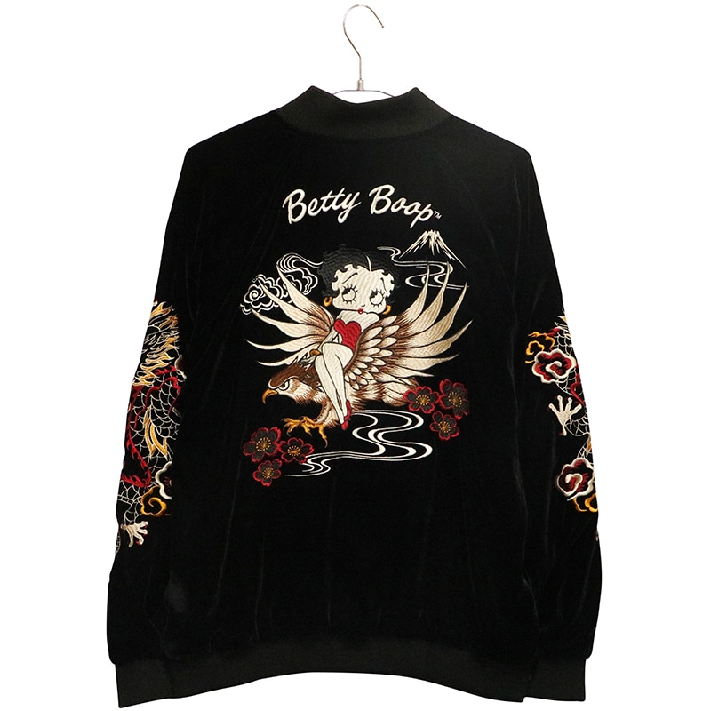 NEVERMIND × BETTY BOOP イーグル × ベティ ＆ バイク × ベティ 刺繍
