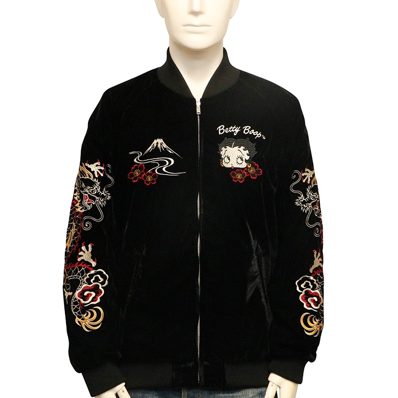 NEVERMIND × BETTY BOOP イーグル × ベティ ＆ バイク × ベティ 刺繍