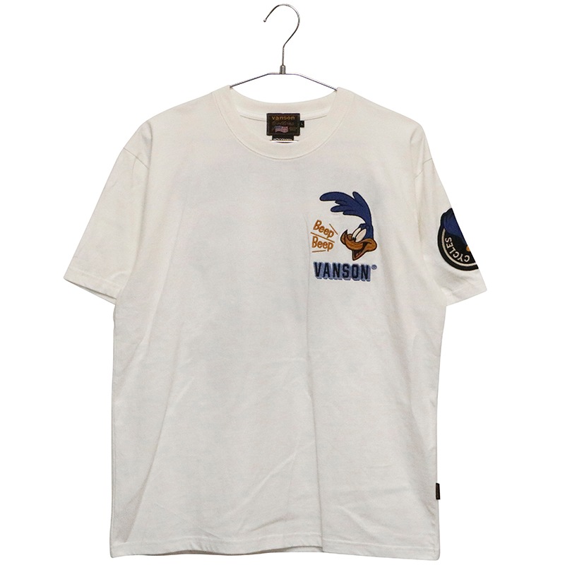 VANSON × LOONEY TUNES ロードランナー × ワイリー・コヨーテ 刺繍