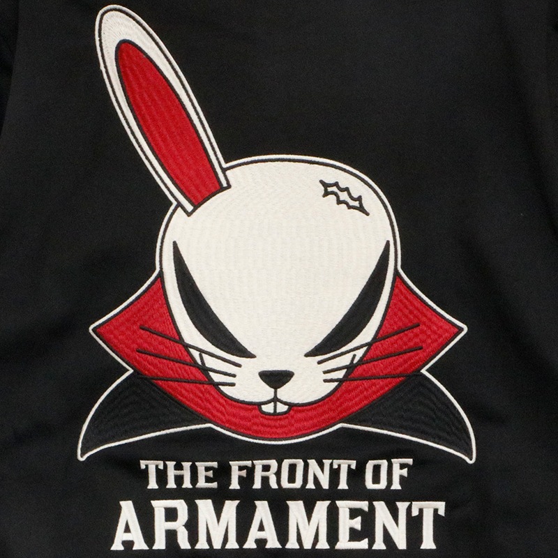 クローズ×WORST デスラビット 刺繍 裏ワッフル ストレッチ