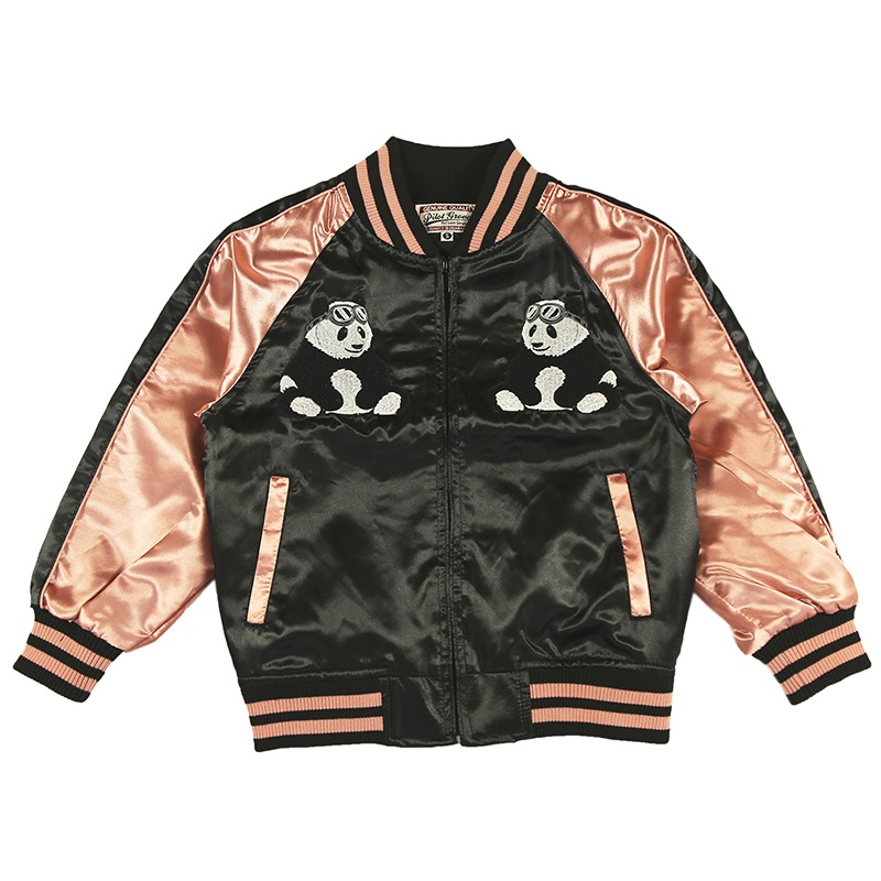 Pilot Grove パイロットグローブ バイカーパンダ 柄 KIDS サイズ 刺繍