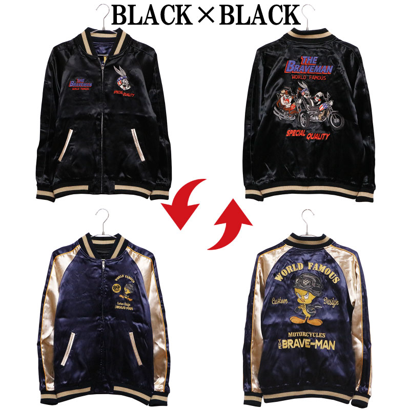 ルーニー・テューンズ バッグス・バニー レザージャケット Bugs Bunny Leather Zip Up Oversized Jacket baseball uniform