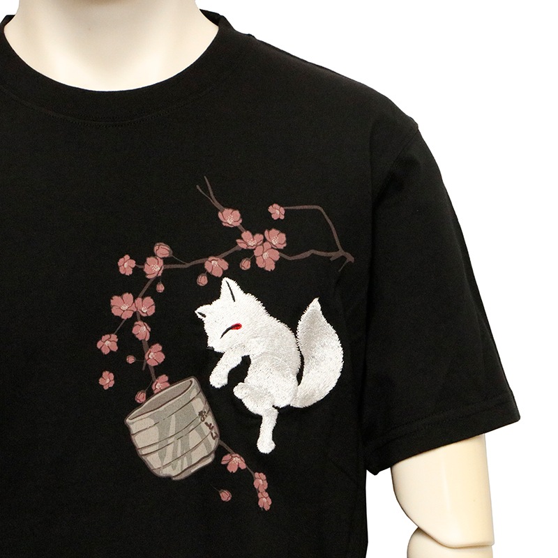 今昔 KON-JAKU おとんとおかんの湯呑 和柄 半袖Tシャツ （ KJ-29251