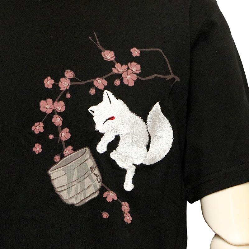 今昔 KON-JAKU おとんとおかんの湯呑 和柄 半袖Tシャツ （ KJ-29251