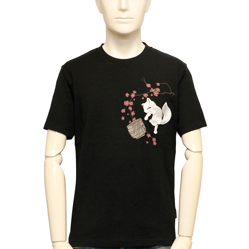 今昔 KON-JAKU おとんとおかんの湯呑 和柄 半袖Tシャツ （ KJ