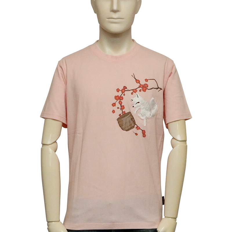 今昔 KON-JAKU おとんとおかんの湯呑 和柄 半袖Tシャツ （ KJ-29251