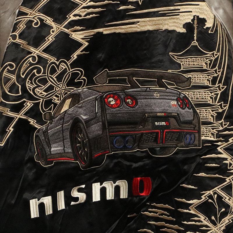 錦 nishiki × 日産 NISSAN NISMO GT-R 刺繍 リバーシブル スカジャン