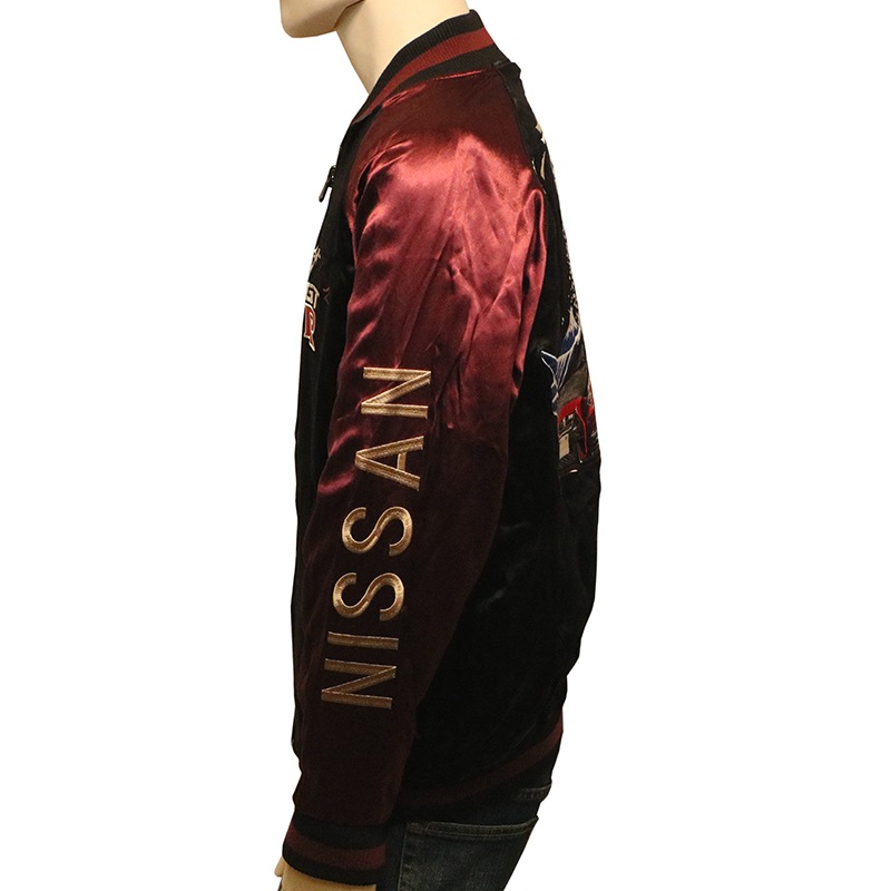 錦 nishiki × 日産 NISSAN NISMO GT-R 刺繍 リバーシブル スカジャン