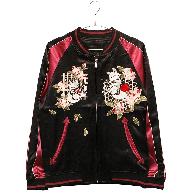 foufou スカジャン 飴踊服 狂楽園 SOUVENIR JACKET 『卯』 foufou 飴踊服狂楽園 スカジャン 卯 s うさぎ
