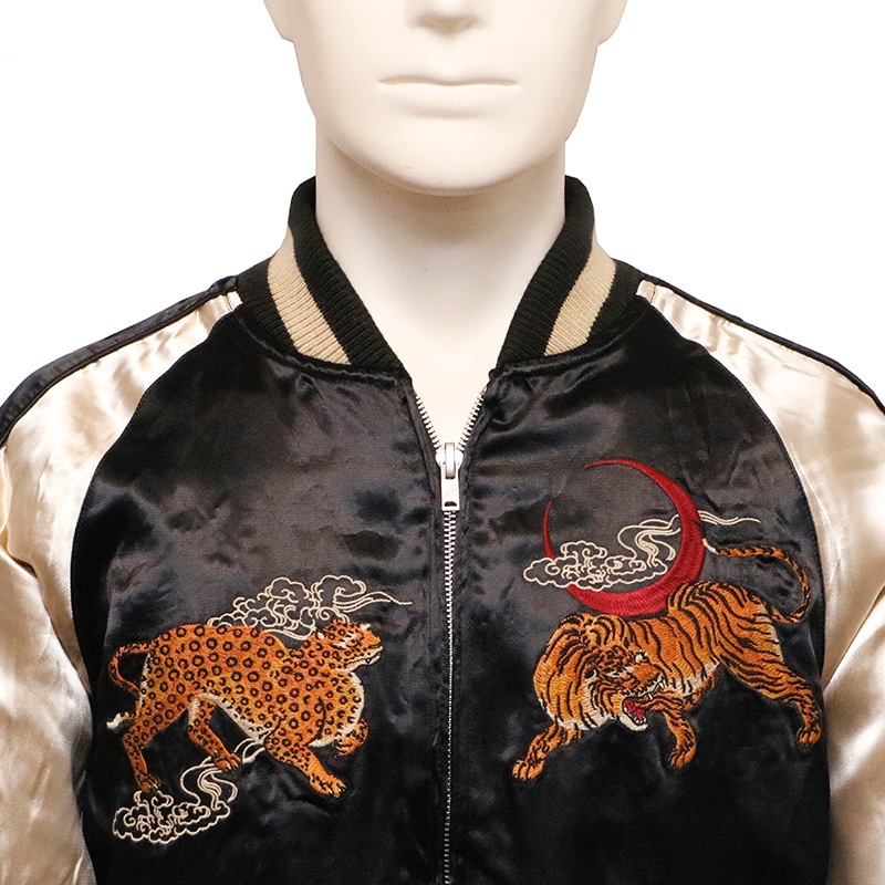 古都古都 ことこと 夫婦虎 柄 リバ－シブル スカジャン （ KTJK-001