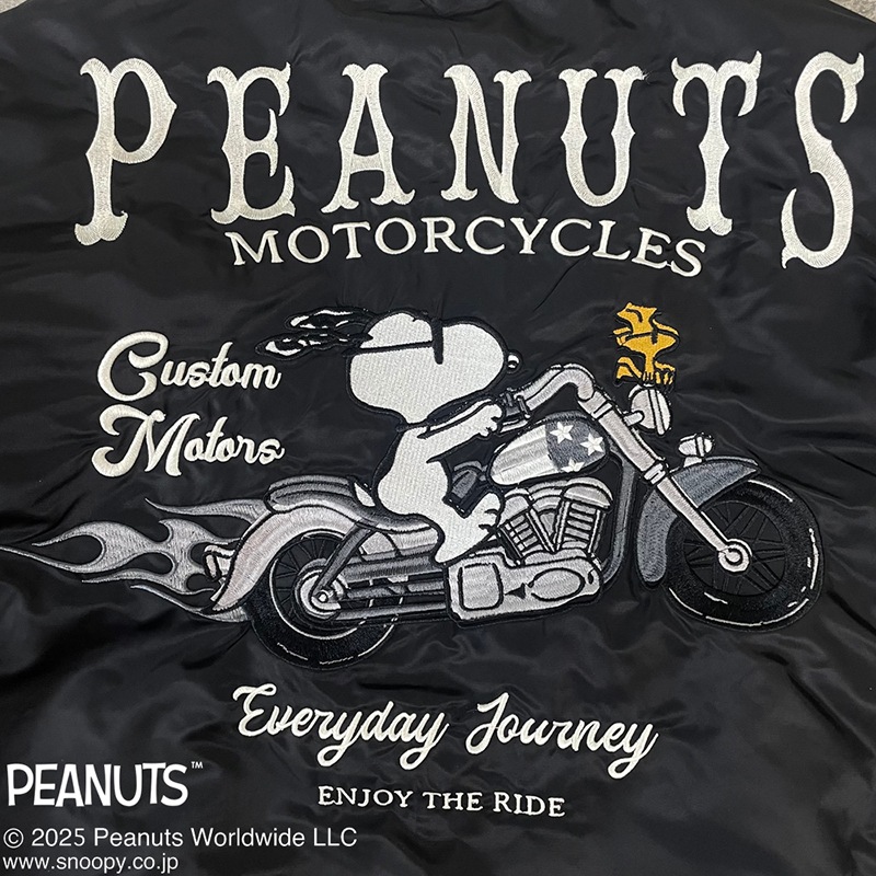 SNOOPY  Flagstaff PEANUTS BIKER MA-1  453005 