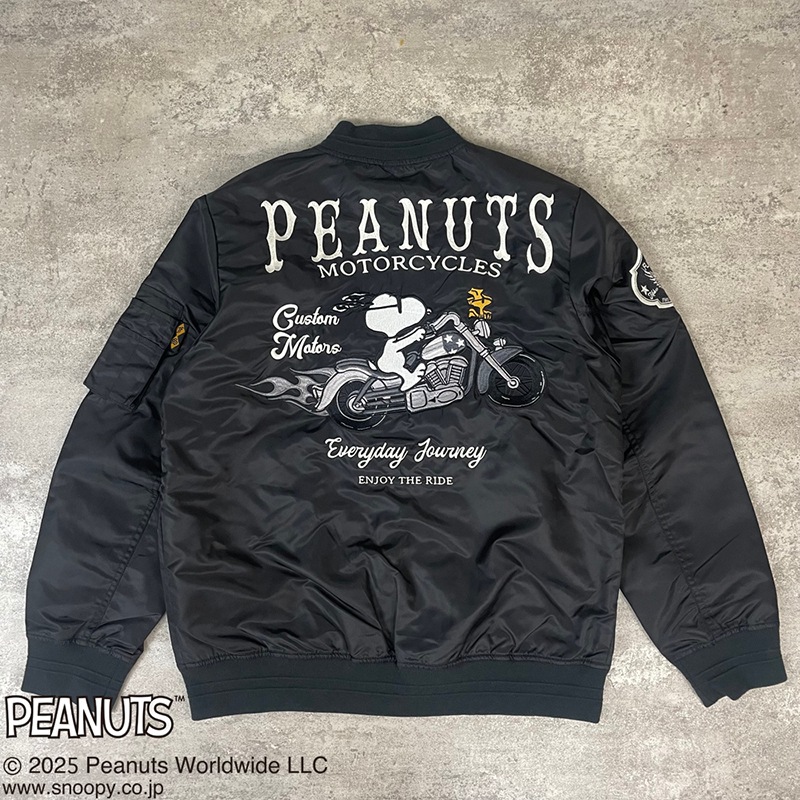 SNOOPY  Flagstaff PEANUTS BIKER MA-1  453005 