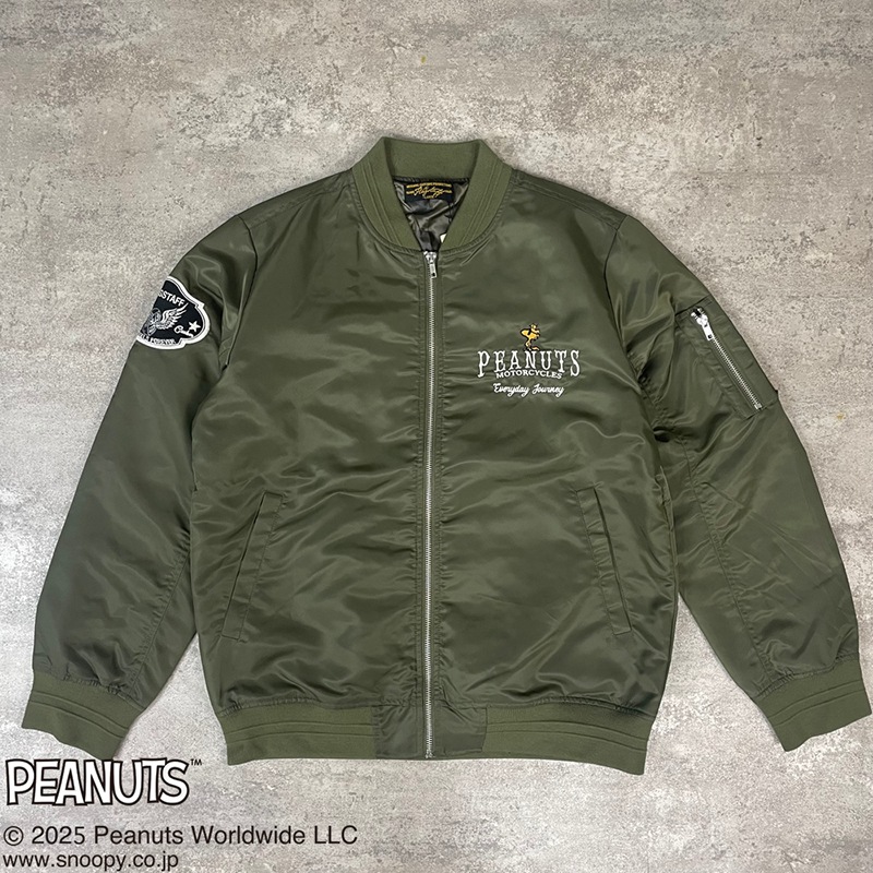 SNOOPY  Flagstaff PEANUTS BIKER MA-1  453005 