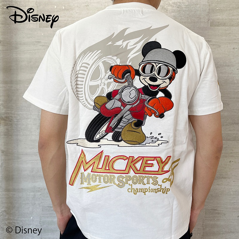 FLAG STAFF フラッグ スタッフ × ミッキーマウス MICKEY レーサー 柄