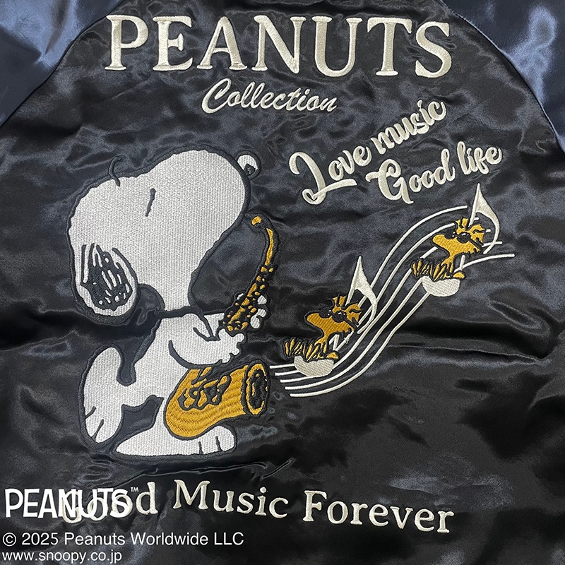 SNOOPY × Flagstaff PEANUTS MOTORCYCLE リバーシブル スカジャン