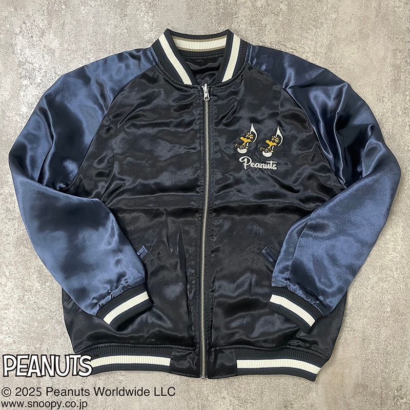 SNOOPY × Flagstaff PEANUTS MOTORCYCLE リバーシブル スカジャン