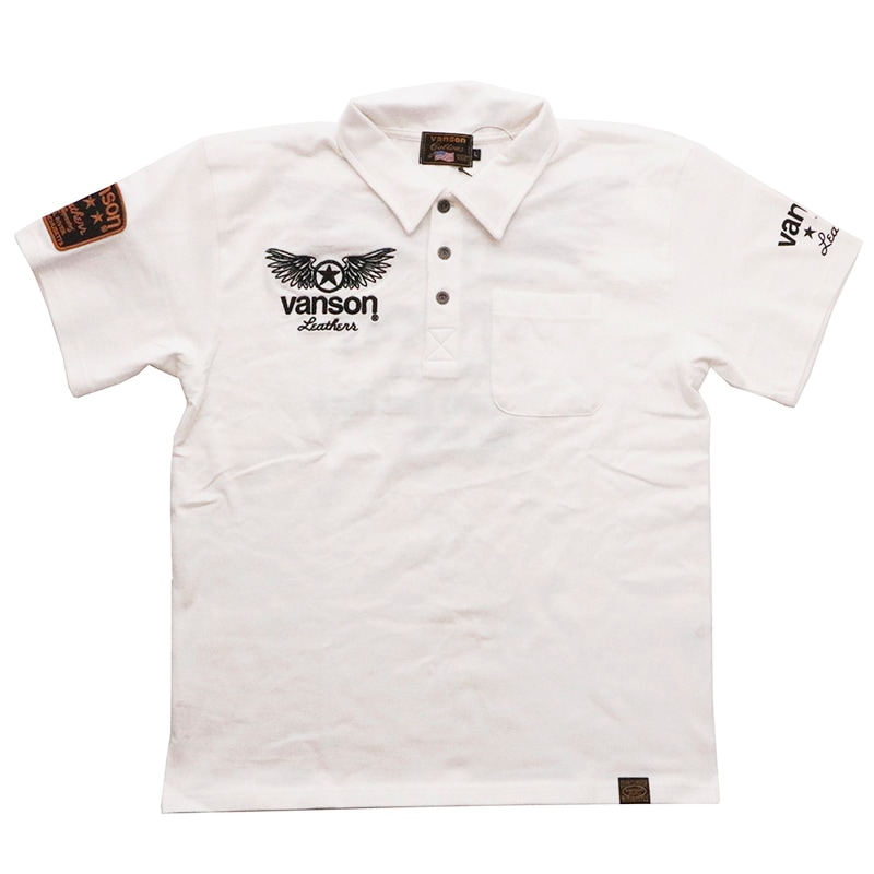 VANSON バンソン／半袖 ポロシャツ VANSON バンソン ポロシャツ 半袖