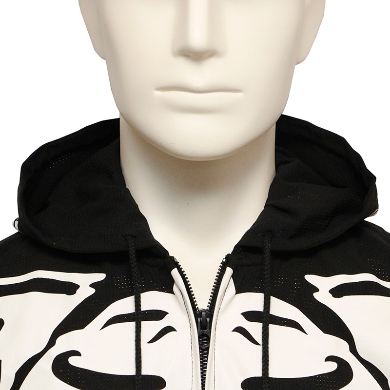 VANSON(バンソン)迷彩柄スカルジャケット VANSON バンソン ボーンスカル 柄 サマーメッシュジャケット