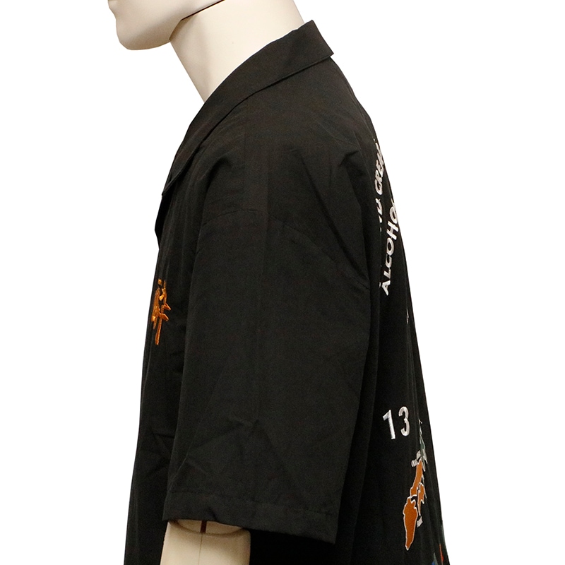 2265Z 美品 エトロ リネン刺繍シャツ 黒 長袖42 2265Z 美品 エトロ リネン刺繍シャツ 黒 長袖42