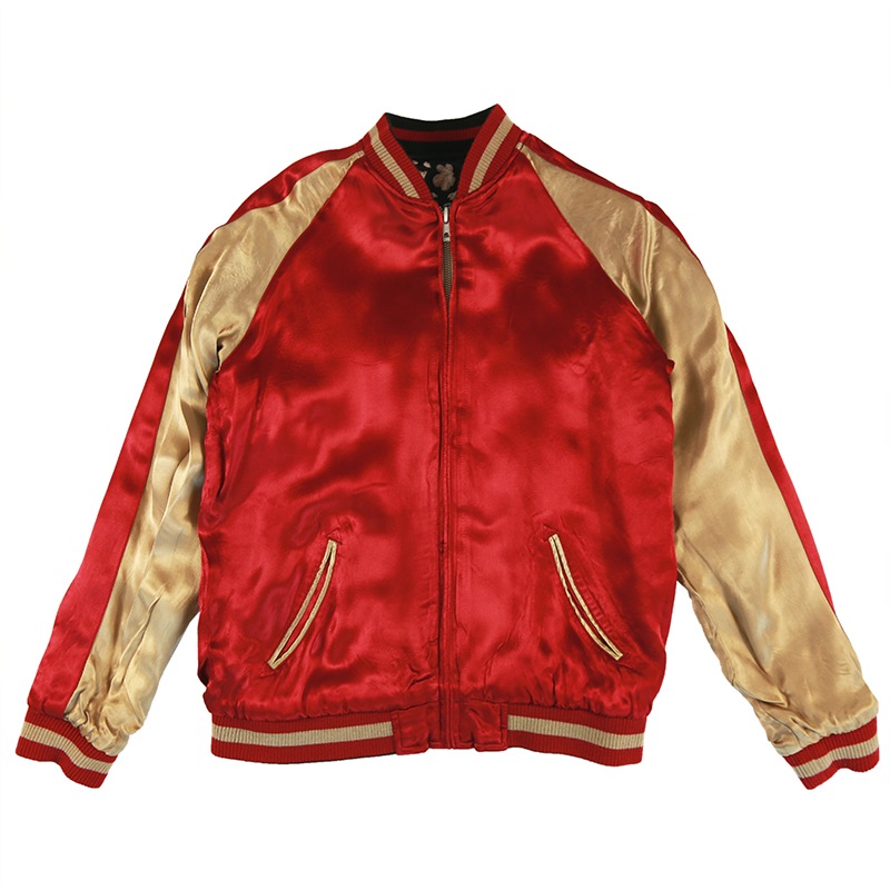 花旅楽団/ハナタビガクダン 桜と白鳳凰 柄 刺繍 和柄スカジャン （SSJ