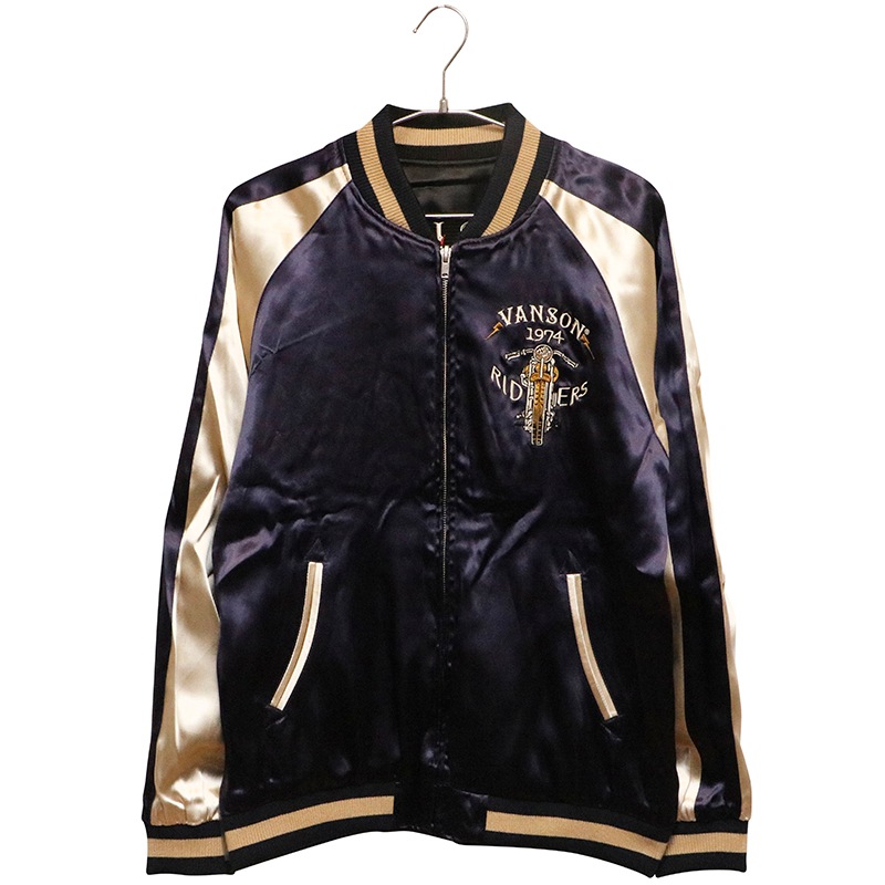 VANSON バンソン ファイヤークロスボーンスカル × イーグルバイク 柄