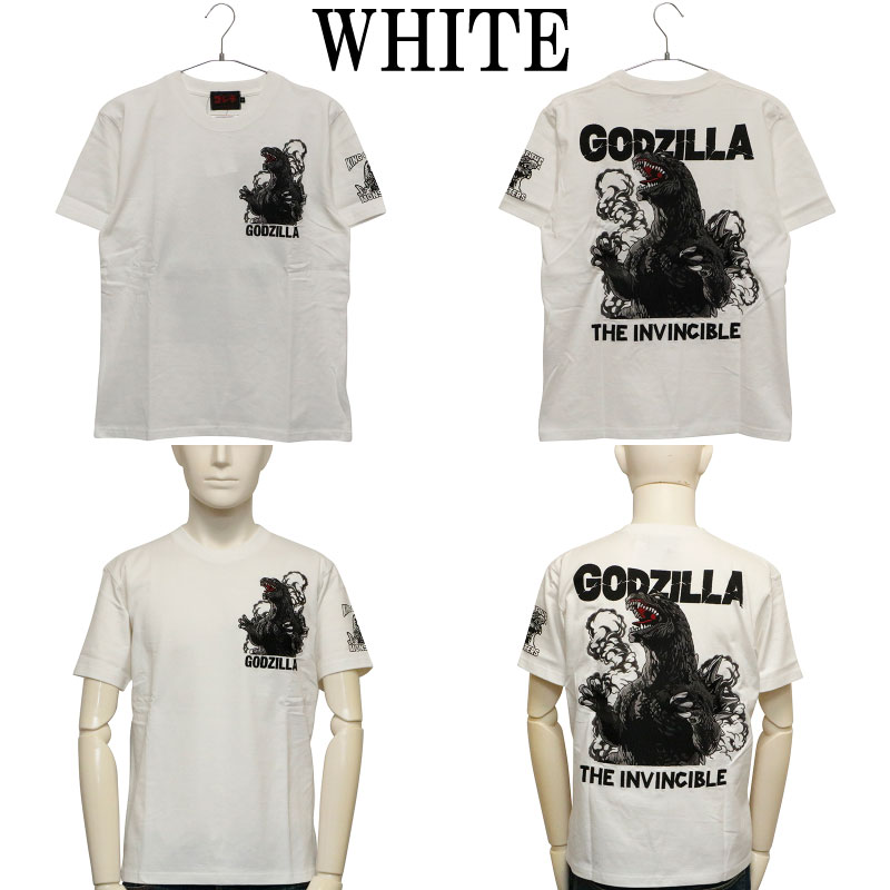 ゴジラ GODZILLA オールオーバープリント 半袖Tシャツ ムービー