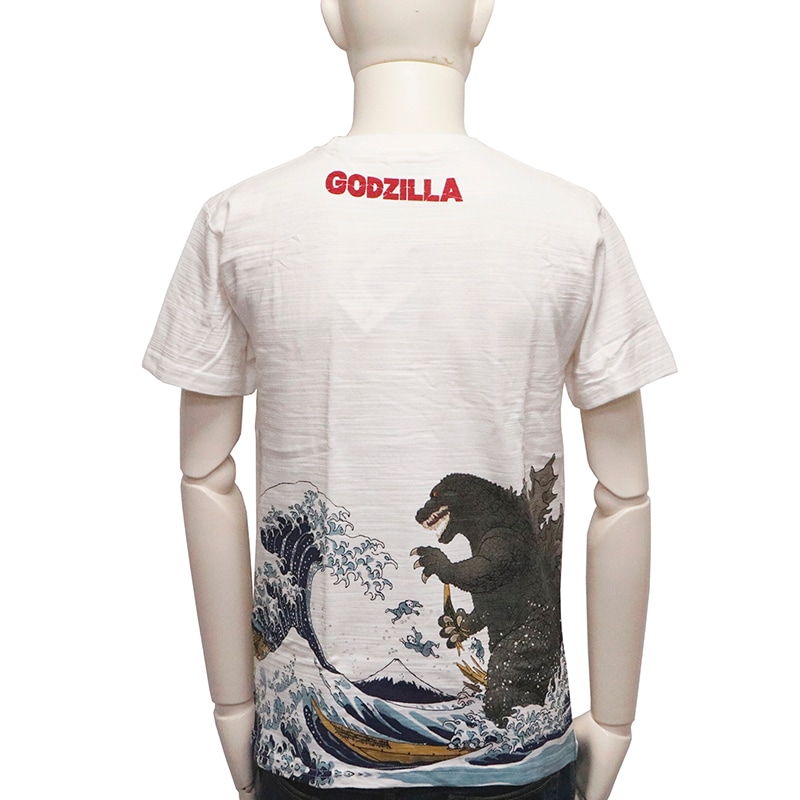 ゴジラ 富嶽三十六景 大怪獣ノ図 抜染 Tシャツ （ GS-0001 ） | コラボ