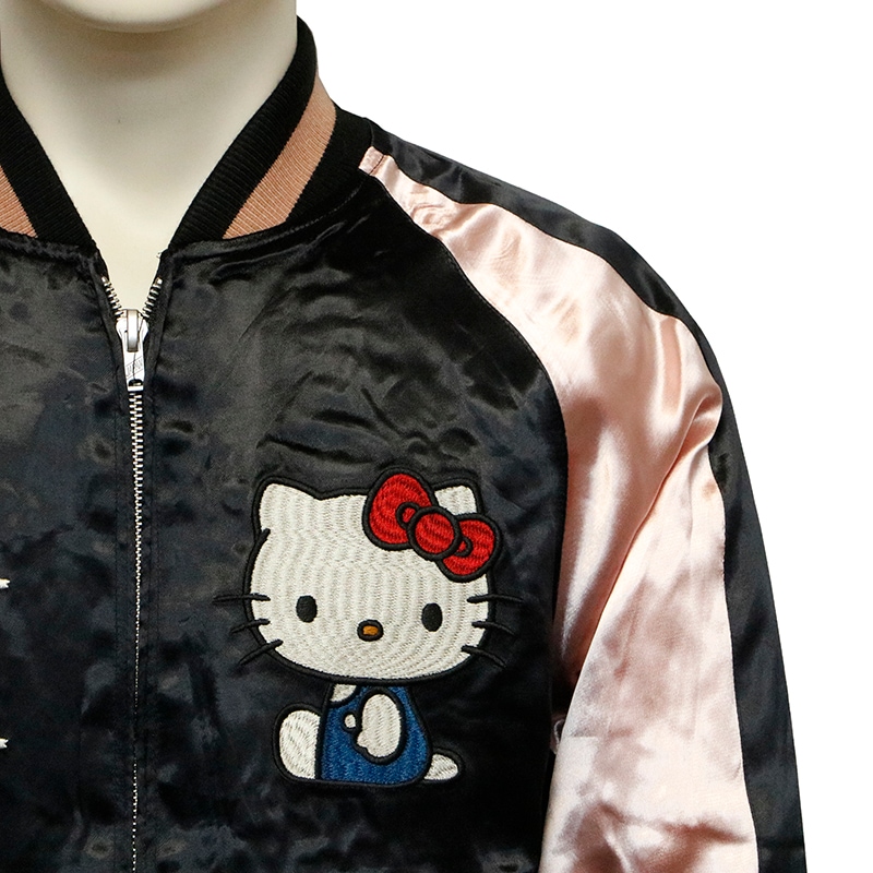 キティ　スカジャン　刺繍　上着　ワッペン　ダニエル　りんご　金魚 キティ スカジャン 刺繍 上着 ワッペン ダニエル りんご 金魚 【公式通販】