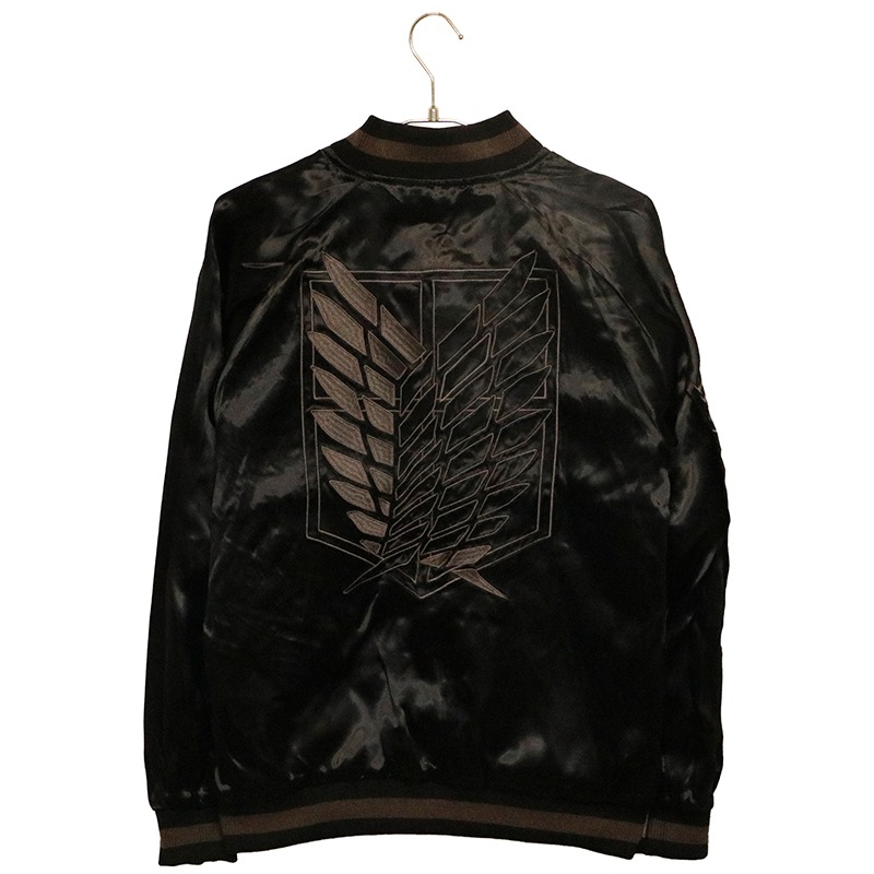 進撃の巨人 Attack on Titan リヴァイ × 獣の巨人 刺繍 リバーシブル