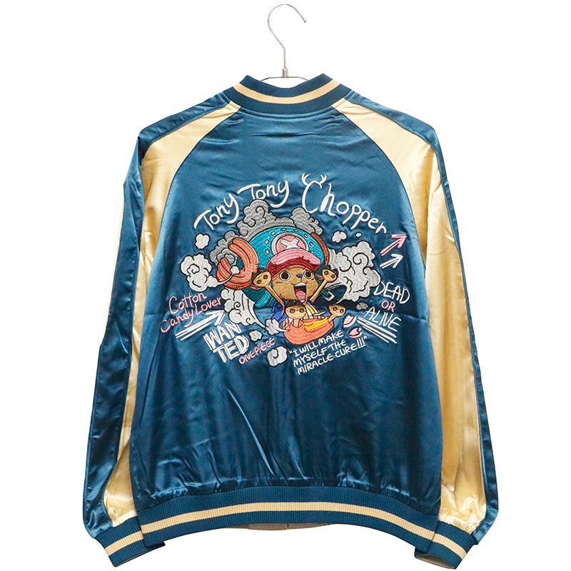 ★*★様 最終価格ONE PIEACE チョッパー　リバーシブルスカジャン 正規 ONE PIECE チョッパー 刺繍 リバーシブル スカジャン ( OPSJ-502