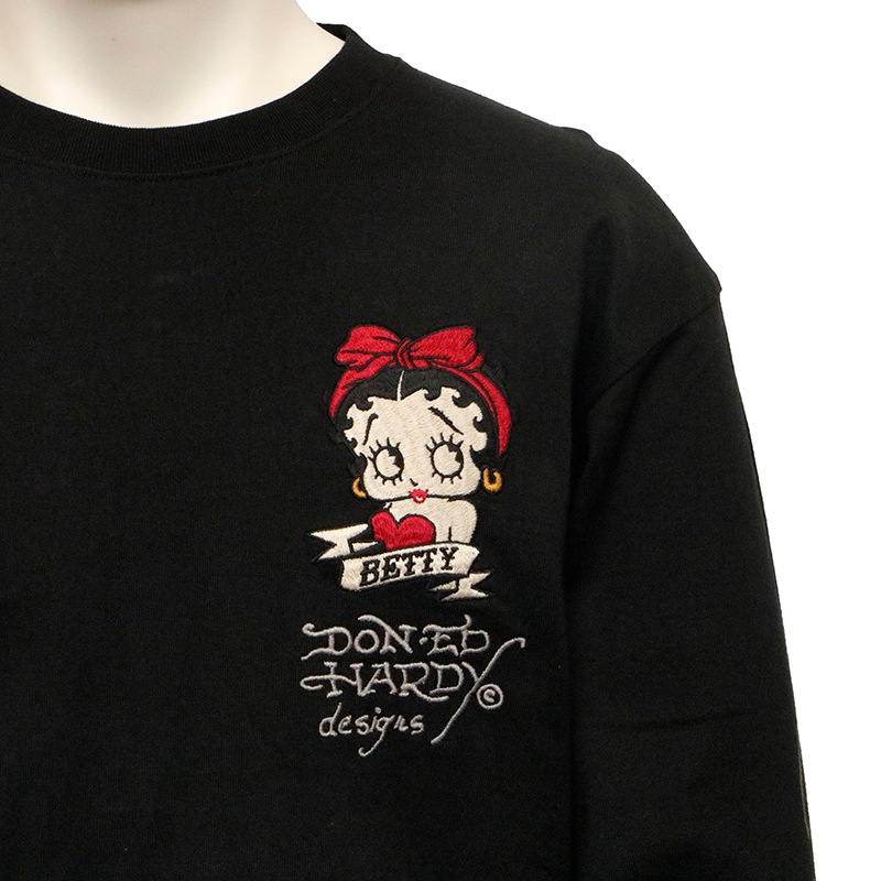 ED HARDY �� BETTY BOOP �٥ƥ��֡��� �ɽ� ŷ�� Ĺµ T����ġ� BED-2507 ��