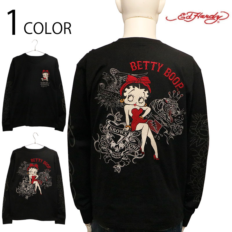 ED HARDY �� BETTY BOOP �٥ƥ��֡��� �ɽ� ŷ�� Ĺµ T����ġ� BED-2507 ��