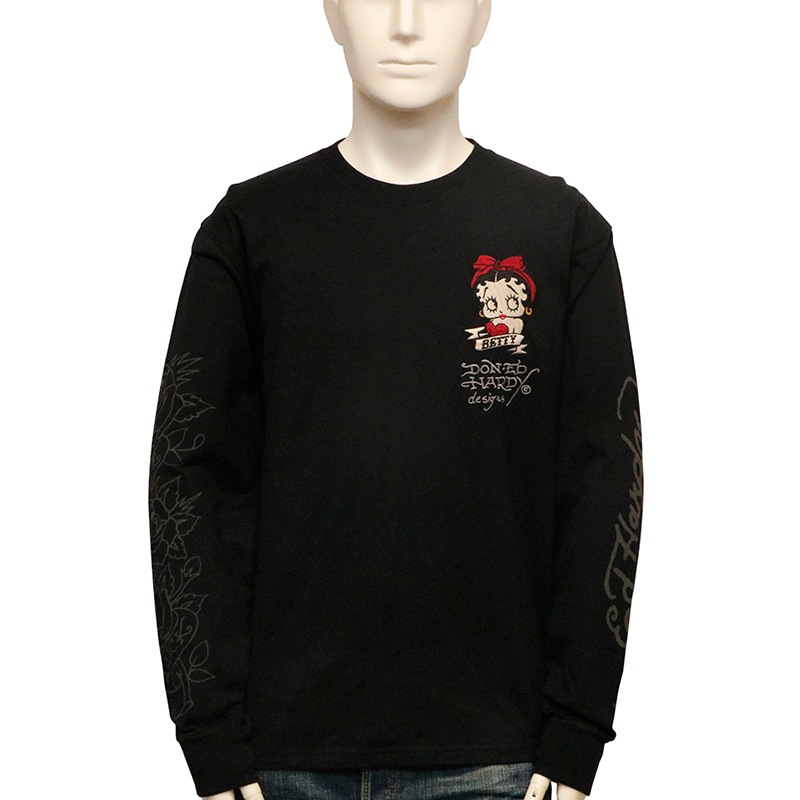 ED HARDY �� BETTY BOOP �٥ƥ��֡��� �ɽ� ŷ�� Ĺµ T����ġ� BED-2507 ��