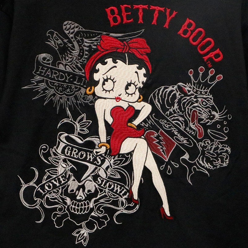 ED HARDY �� BETTY BOOP �٥ƥ��֡��� �ɽ� ŷ�� Ĺµ T����ġ� BED-2507 ��