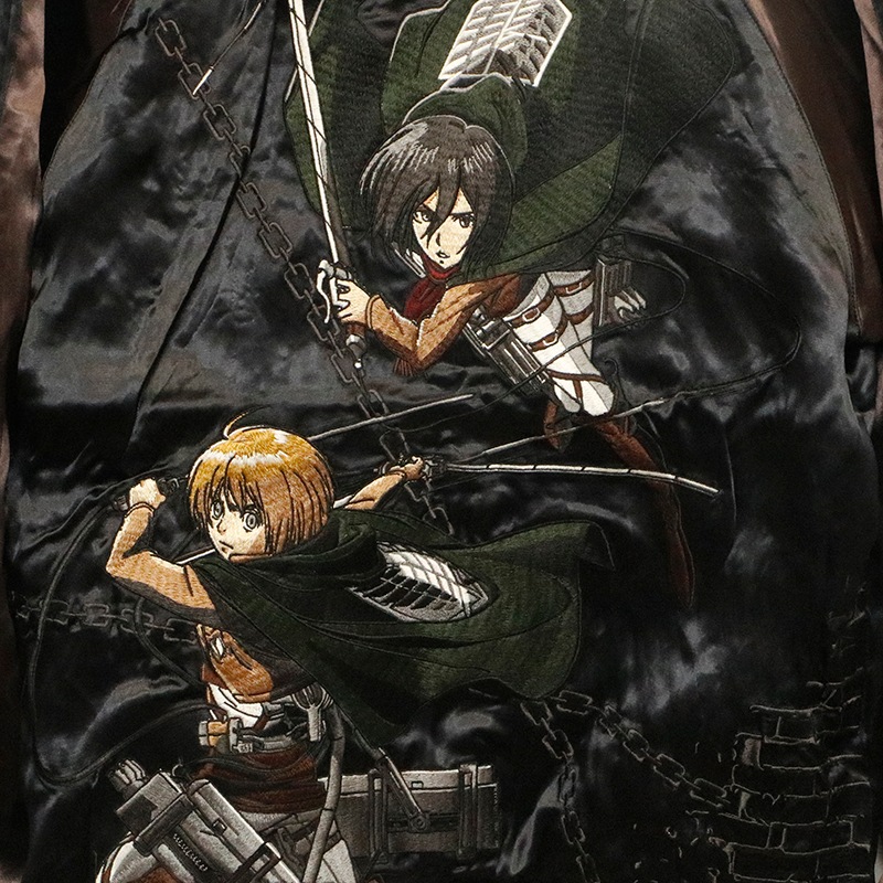 進撃の巨人 Attack on Titan 進撃の巨人 VS 女型の巨人 ＆ ミカサ
