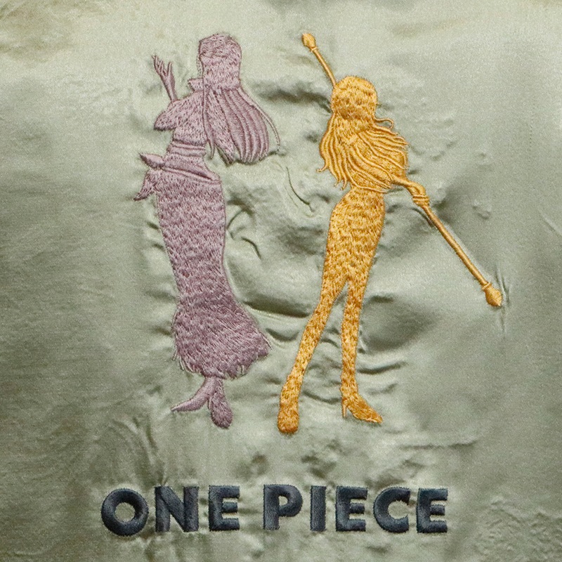 ONE PIECE ナミ・ロビン 刺繍 リバーシブル スカジャン ( OPSJ