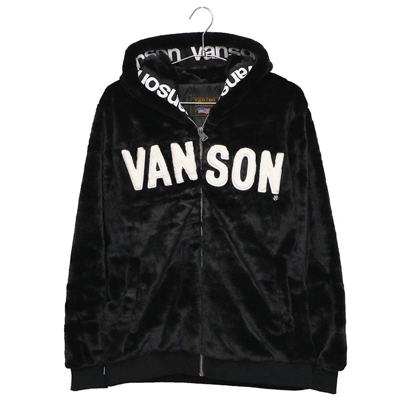 VANSON バンソン クロスボーンスカル フェイクファー ジャケット