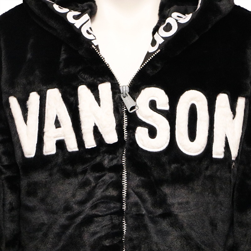 VANSON バンソン クロスボーンスカル フェイクファー ジャケット