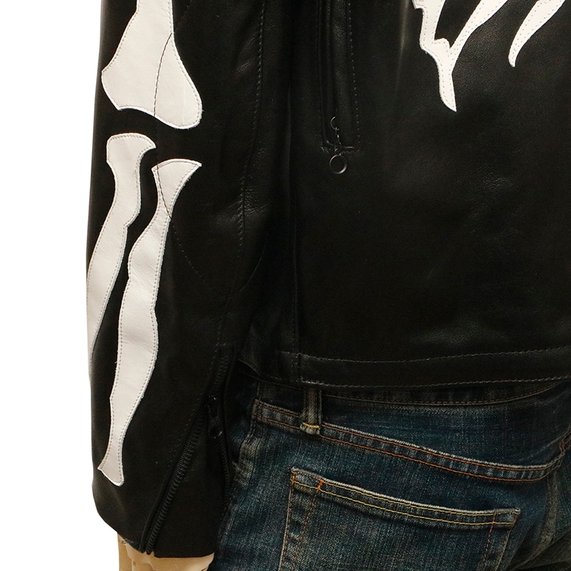 VANSON バンソン ボーンスカル レザー ジャケット （ BONEBLK