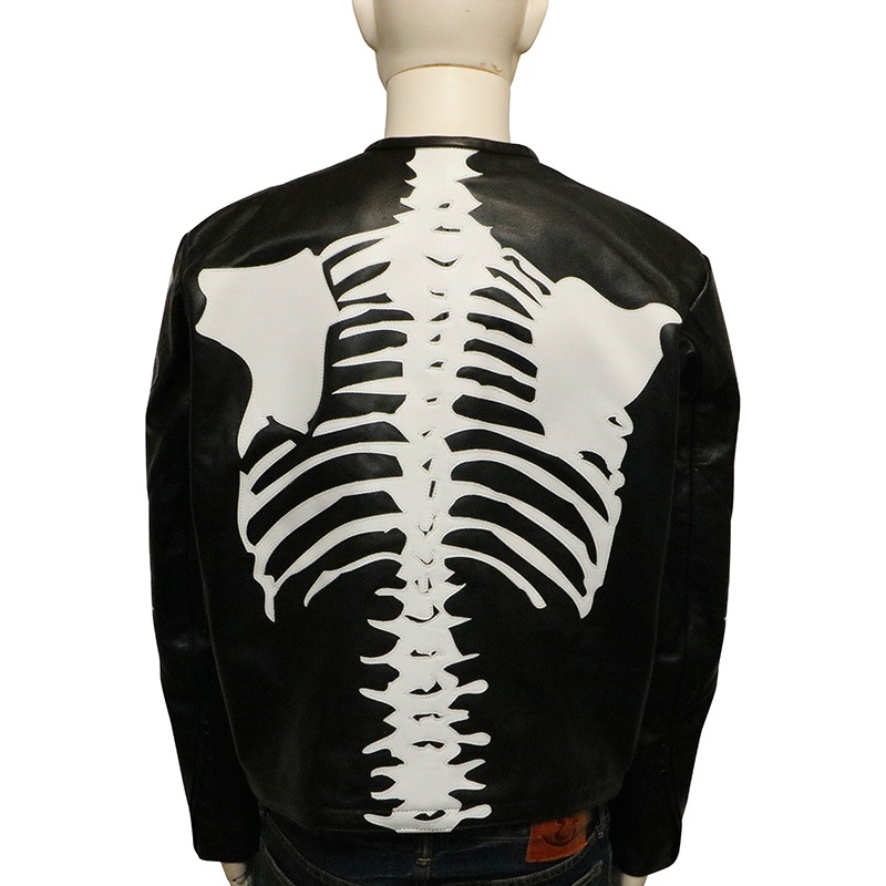 VANSON バンソン ボーンスカル レザー ジャケット （ BONEBLK 