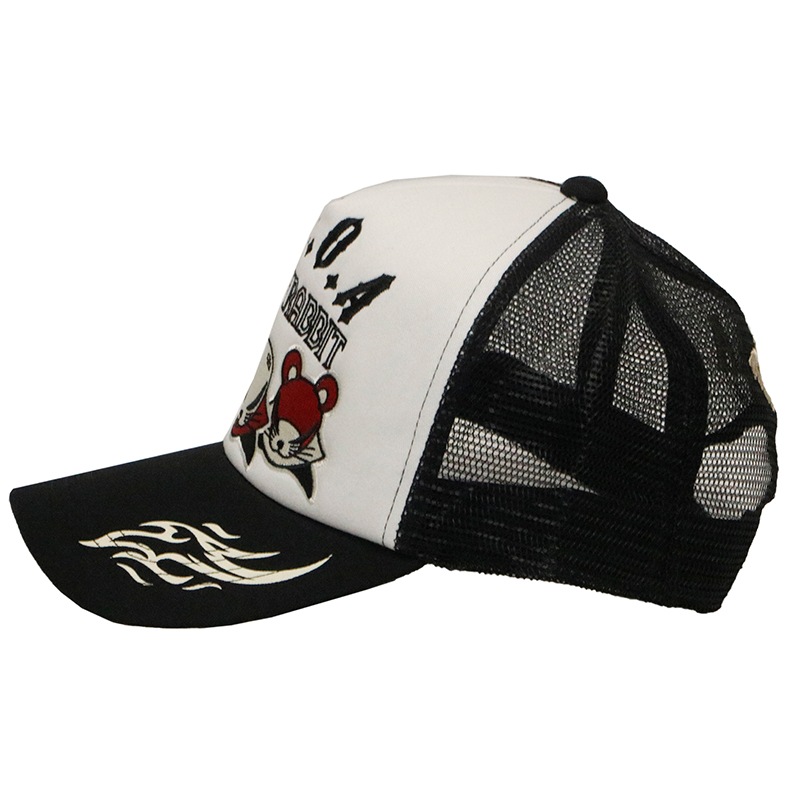 クローズ×WORST × VANSON デスラビット 柄 刺繍 ツイルメッシュ