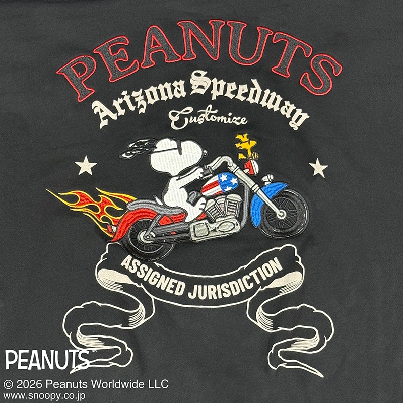 SNOOPY �� FLAG STAFF PEANUTS BIKE Ĺµ ZIP UP �ѡ����� �� 463035 ��