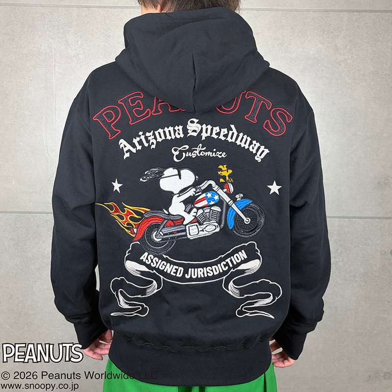 SNOOPY �� FLAG STAFF PEANUTS BIKE Ĺµ ZIP UP �ѡ����� �� 463035 ��