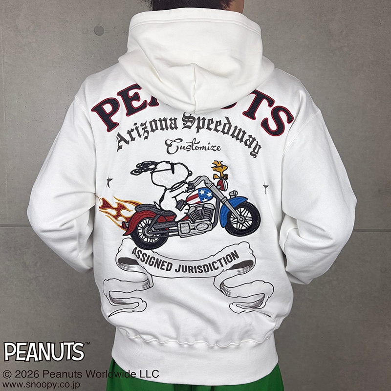 SNOOPY �� FLAG STAFF PEANUTS BIKE Ĺµ ZIP UP �ѡ����� �� 463035 ��