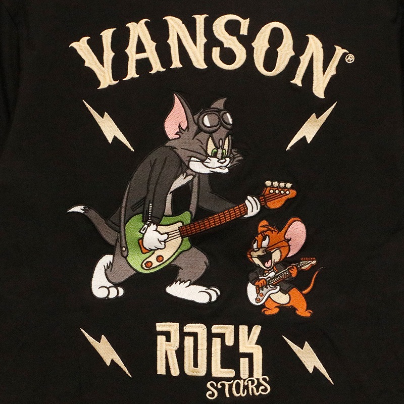 VANSON デニムシャツ トムとジェリー　ウエスタン　刺繍　XL vanson (バンソン）トム＆ジェリー 刺繍 デニムシャツ TJV-915