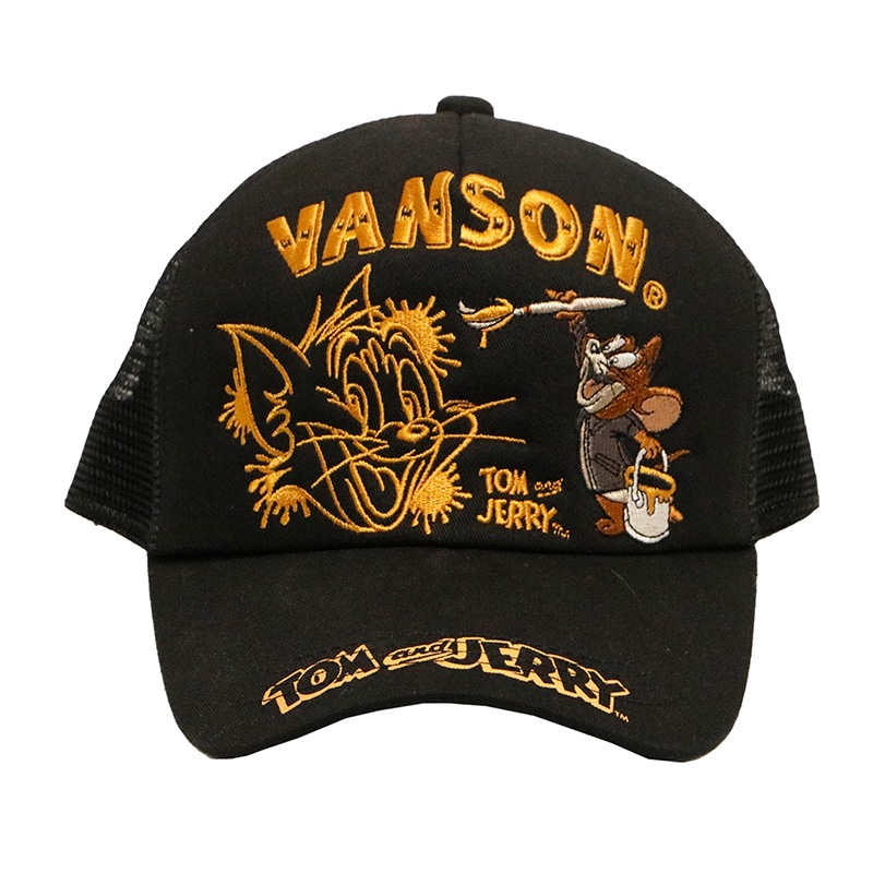 送料込み ヴィンテージ ジョン・スチュアート・アンダーソン バッファロー VANSON(バンソン) トム&ジェリーコラボメッシュキャップ / TJV
